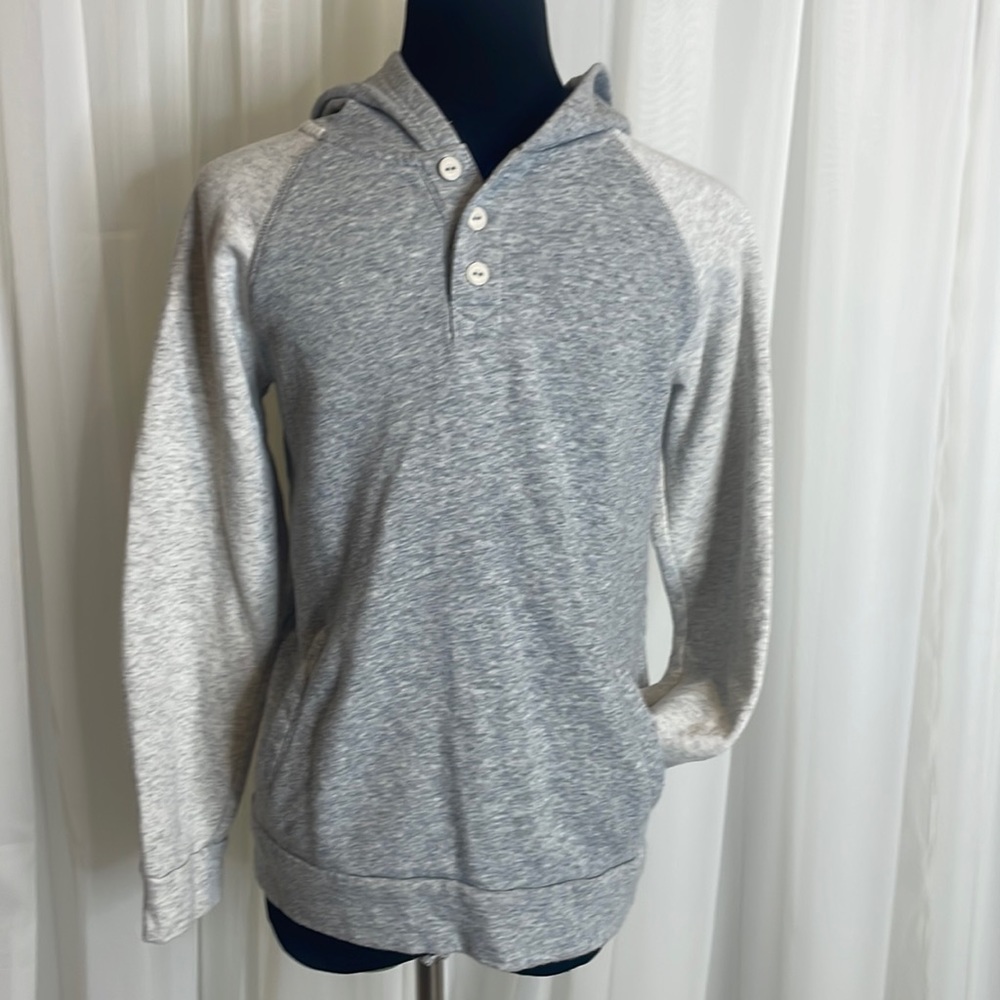 Grey/Khaki OLD NAVY Hoodie, size L/G (10-12)